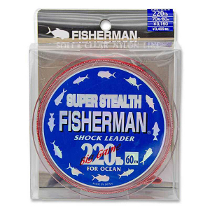 Шок лидер Fisherman Super Stealth Shock Leader 220Lb 60м