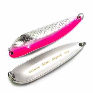 Блесна Salmon River Legend 18гр Silver-Pink